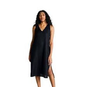 Madewell Black Hemp Noir Dress